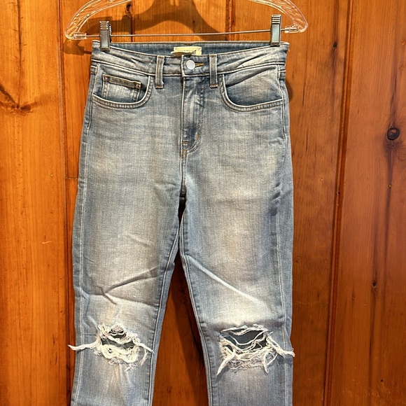 L’AGENCE Women’s Ripped Ankle Jeans Size 25 - Picture 2 of 14